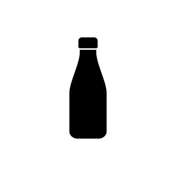 Bottle icon vector. bottle sign and symbol Stock Illustration