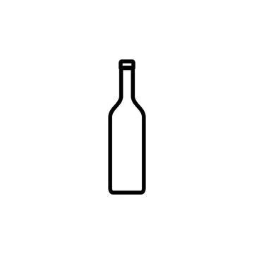 Bottle icon vector. bottle vector icon Stock Illustration