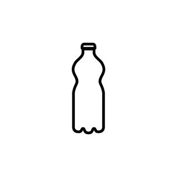 Bottle icon vector. bottle vector icon Illustrazione stock