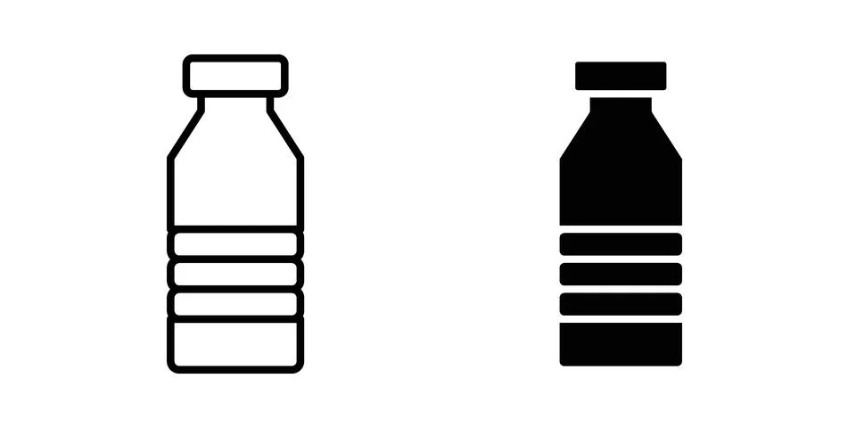 Bottle icon vector design. EPS10 Stock Illustration