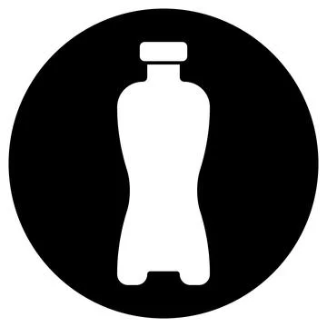 Bottle icon vector Stock Illustration