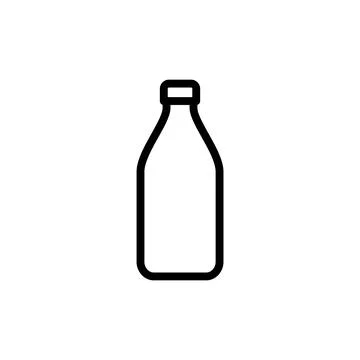 Bottle icon vector illustration. bottle sign and symbol Stock Illustration