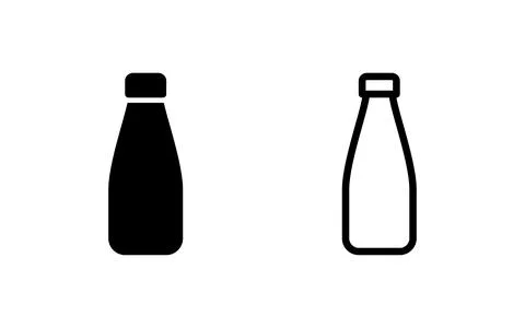 Bottle icon vector illustration. bottle sign and symbol Stock Illustration