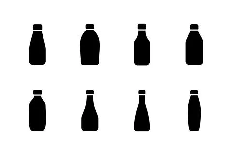 Bottle icon vector illustration. bottle sign and symbol Stock Illustration