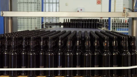 Bottle, Indoors, Day, Industry, Medium Shot, Lockdown, 20 Seconds Or Greater, Stock Footage 94030012