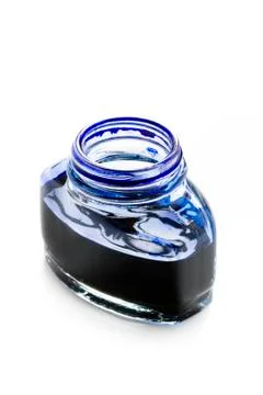 Bottle of ink Stock Photos