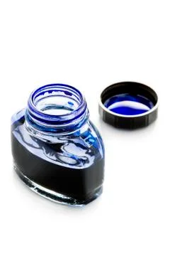Bottle of ink Stock Photos