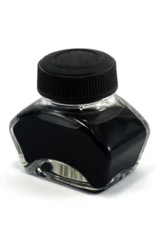 Bottle of ink Stock-Fotos