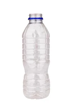 Bottle isolated on white background view top bottom Foto stock