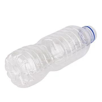 Bottle isolated on white background view top bottom Stock Photos