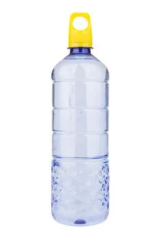 Bottle isolated on white background view top bottom Photos