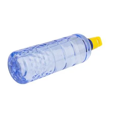 Bottle isolated on white background view top bottom Stock Photos