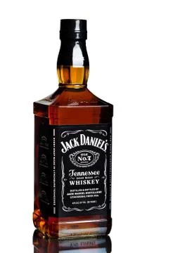 Bottle of Jack Daniels Stock-Fotos