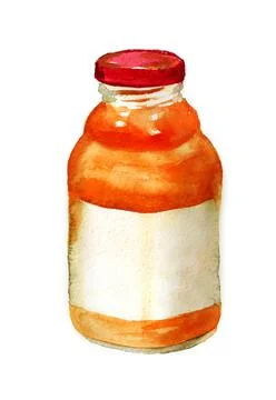 Bottle of juice Stock Illustration