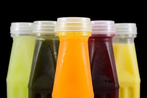 Bottle of juice Foto stock