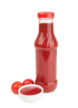 Bottle of ketchup Stock Photos
