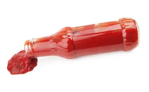 Bottle of ketchup Stock-Fotos
