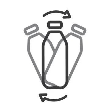 Bottle label - shake well before use, vector. Stock Illustration