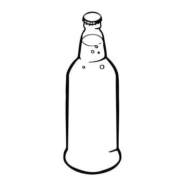 Bottle of light beer vector illustration Stock Illustration