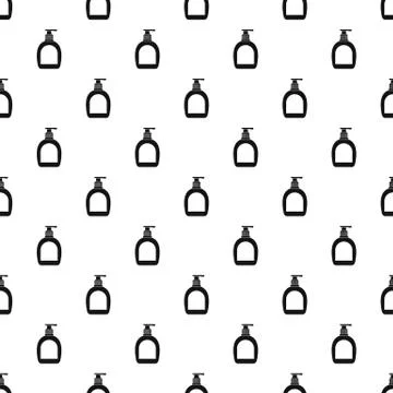 Bottle with liquid soap pattern vector イラスト素材