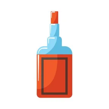 Bottle of liquor Stock Illustration