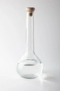 Bottle with long neck Foto stock