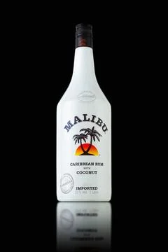 Bottle of Malibu Rum Stock-Illustration