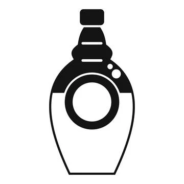 Bottle of maple syrup icon in simple style Stock Illustration