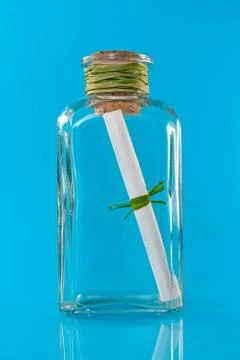 Bottle with message Stock Photos