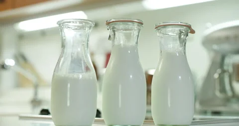 A bottle of milk Video stock 97983682