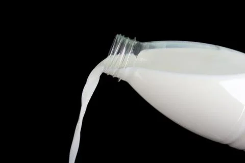 Bottle of milk Stock Photos