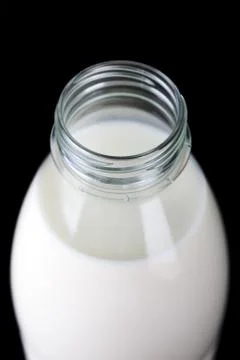 Bottle of milk Stock Photos