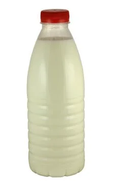 Bottle of milk Stock Photos