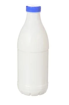 Bottle of milk Stock Photos
