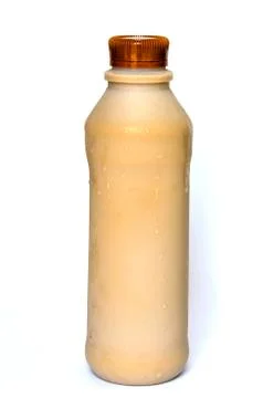 Bottle of milk Foto stock