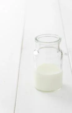 Bottle of milk Stock Photos