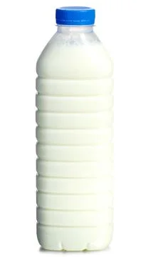 Bottle of milk Stock Photos