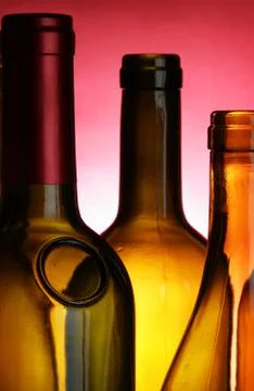 Bottle-necks close-up Stock Photos