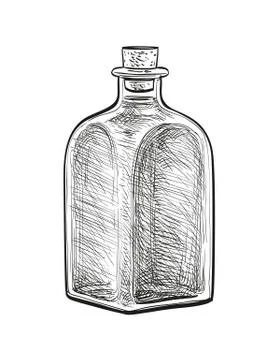 Bottle of olive oil. Stock Illustration