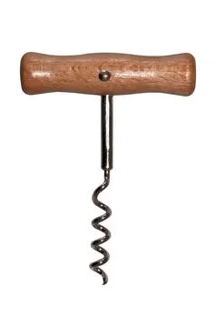 Bottle opener corkscrew Stock Photos