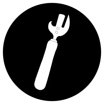 Bottle opener icon design template Stock Illustration