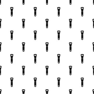 Bottle opener pattern, simple style Stock Illustration