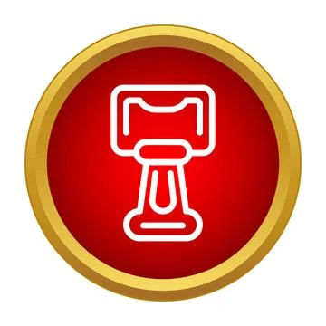 Bottle opener tool for opening beverage bottles icon Stock Illustration
