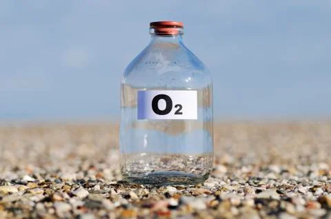 Bottle of Oxygen Stock Photos