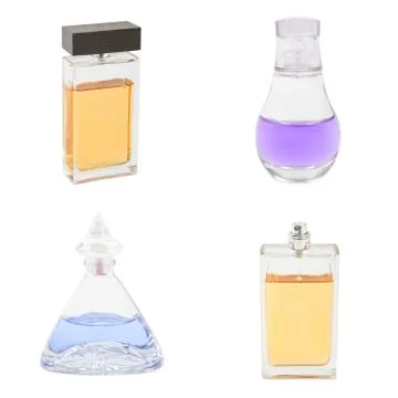 Bottle of parfum spray Stock Photos