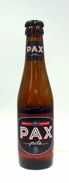 Bottle of Pax Pils Stock Photos