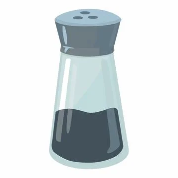 A bottle of pepper vector art illustration Stock Illustration