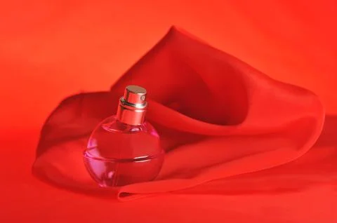 Bottle of perfume Stock Photos