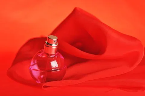 Bottle of perfume Stock Photos