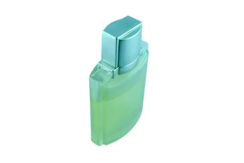Bottle of perfume on white background Stock-Fotos